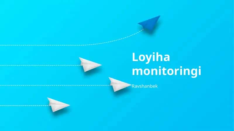 Loyiha monitoringi 1
