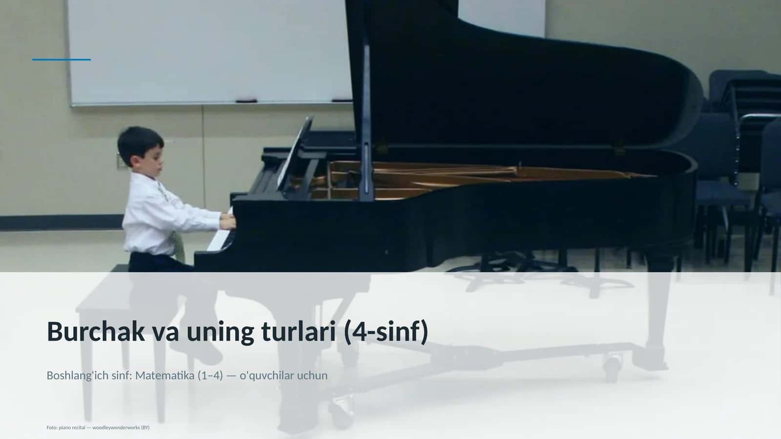 Burchak va uning turlari (4-sinf) 1