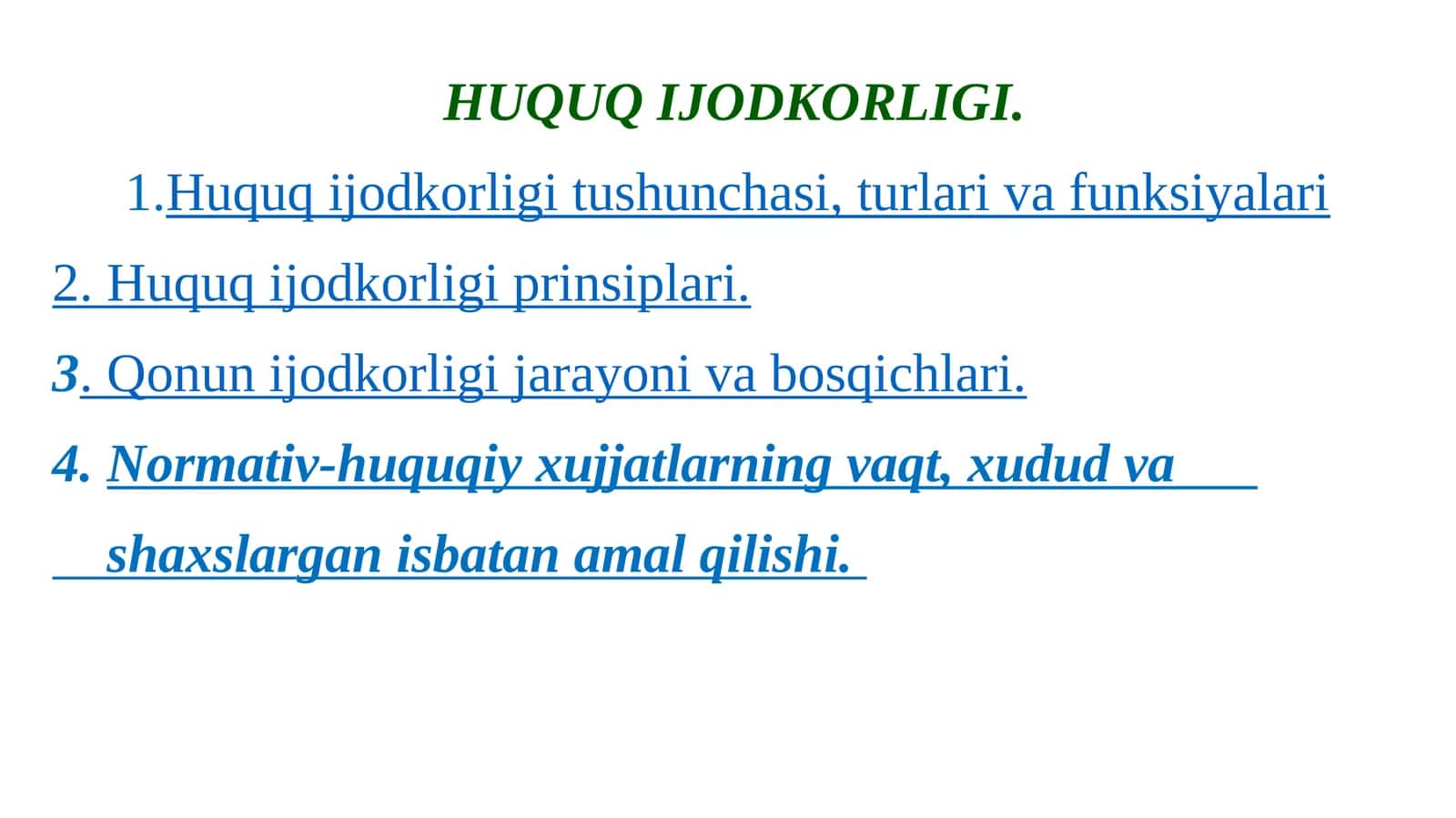 Huquq Ijodkorligi 1