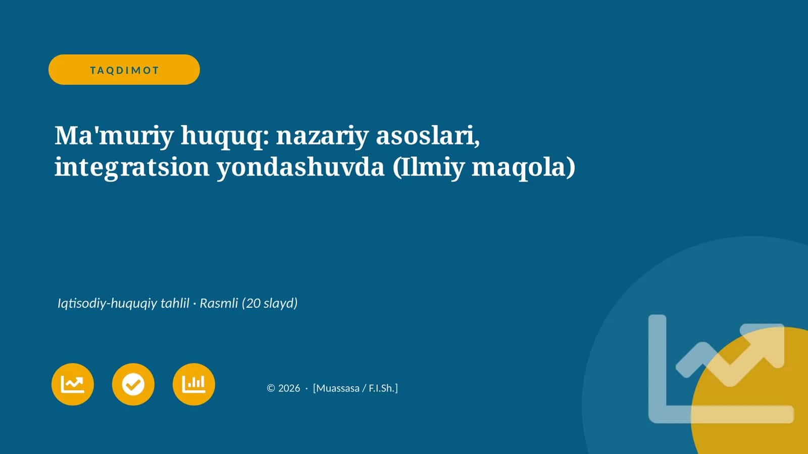 Ma'muriy huquq: nazariy asoslari, integratsion yondashuvda 1