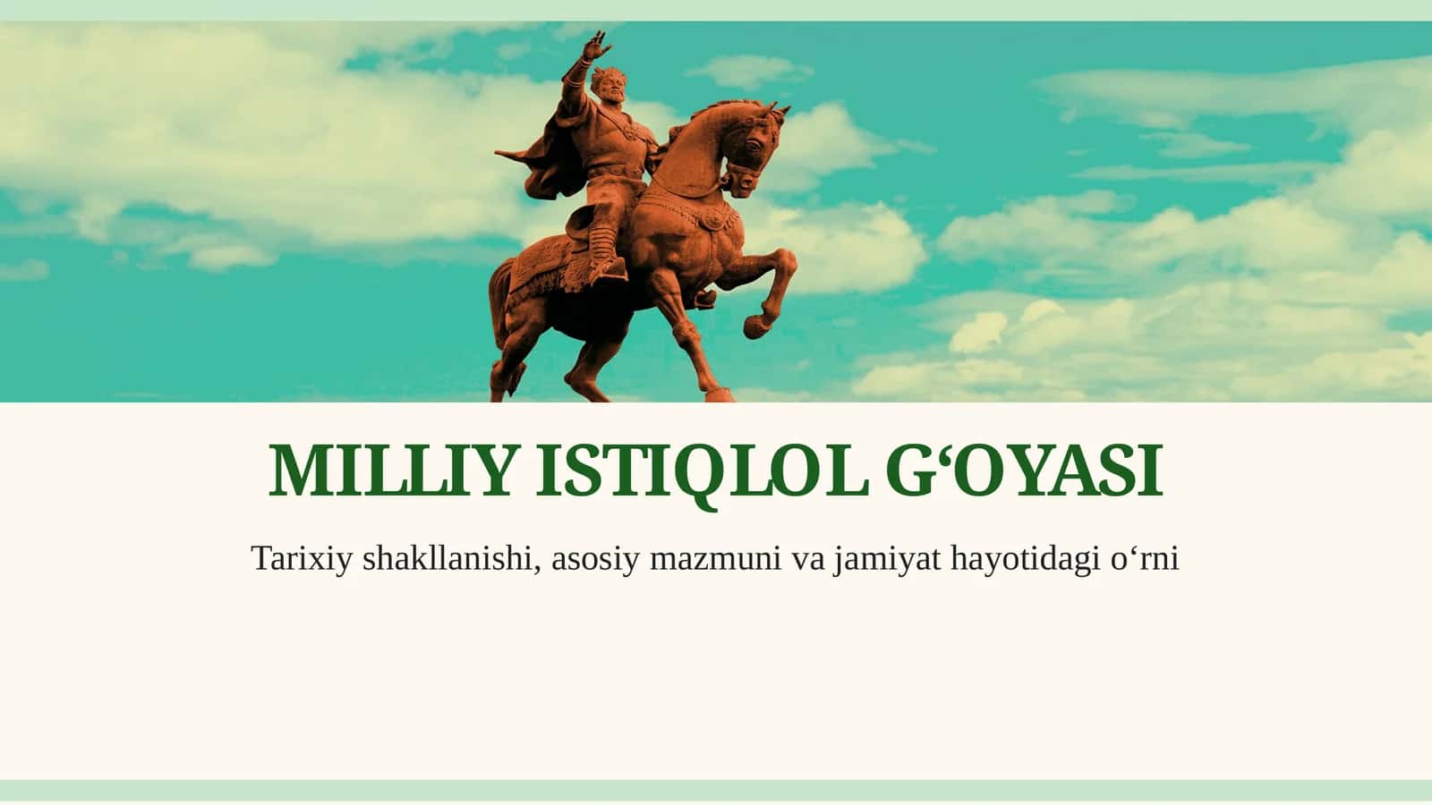 MILLIY ISTIQLOL G‘OYASI 1