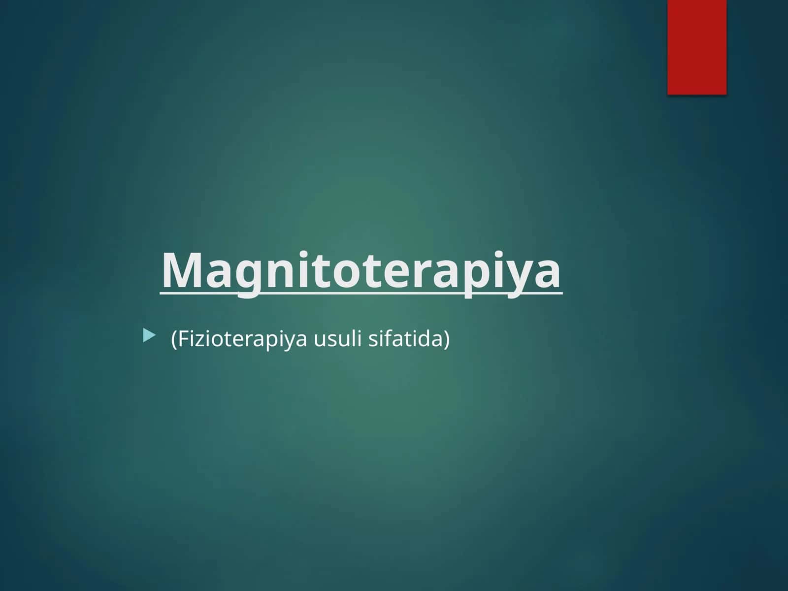 Magnitoterapiya 1