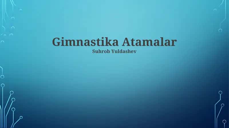 Gimnastika Atamalar 1