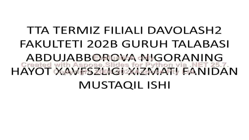 Mehnetni muhofaza qilishning huquqiy asoslari 1