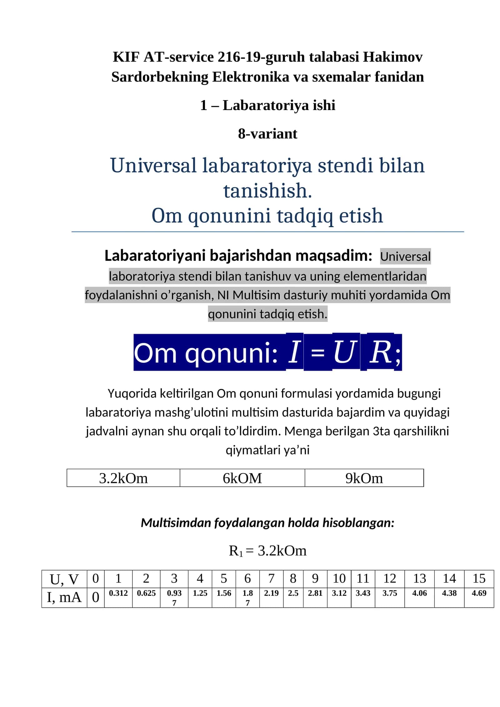 Universal laboratoriya stеndi 1