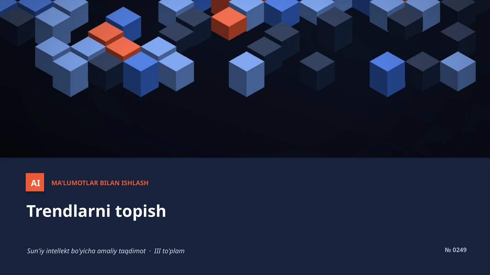 Trendlarni topish 1