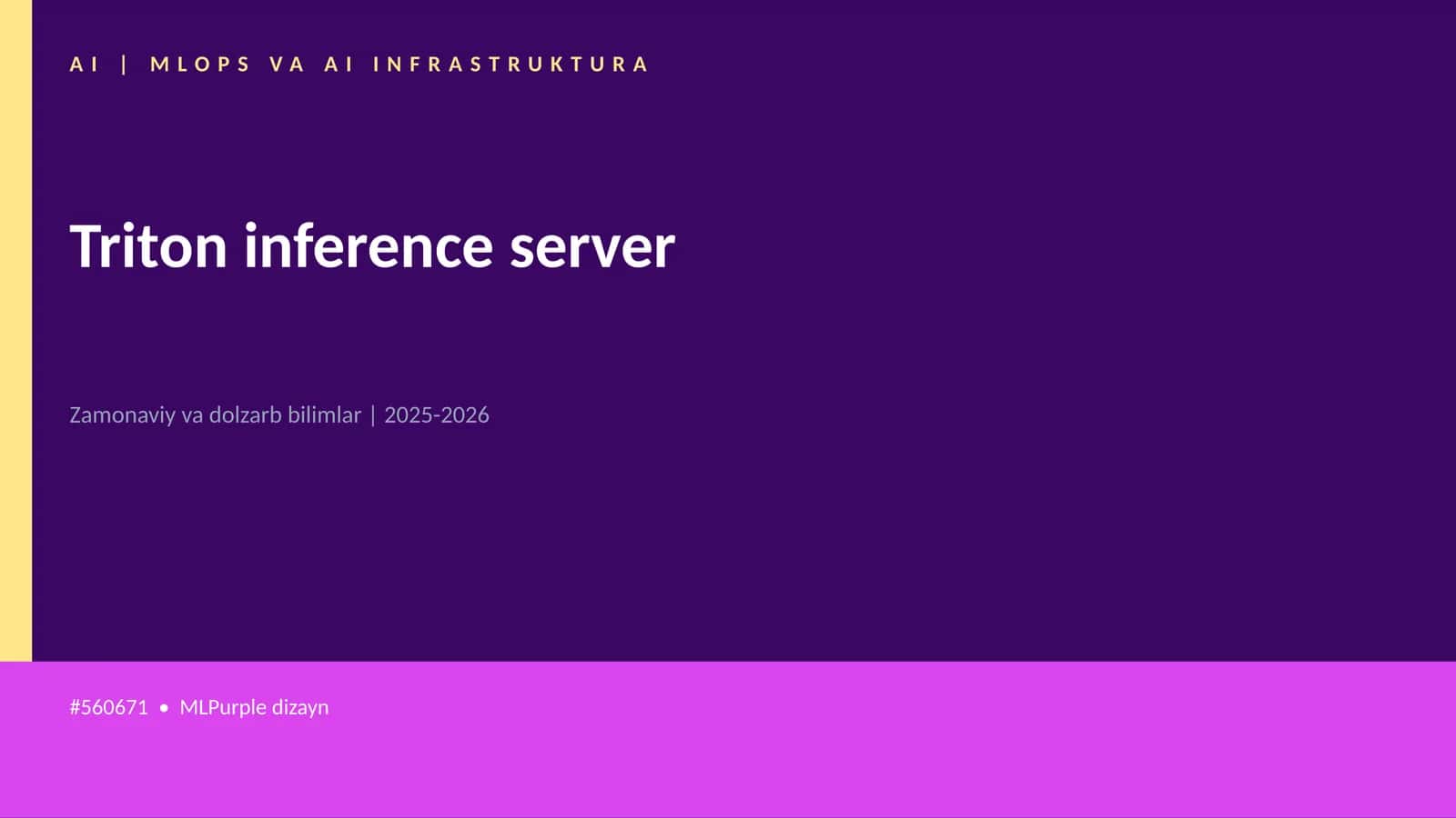 Triton inference server 1