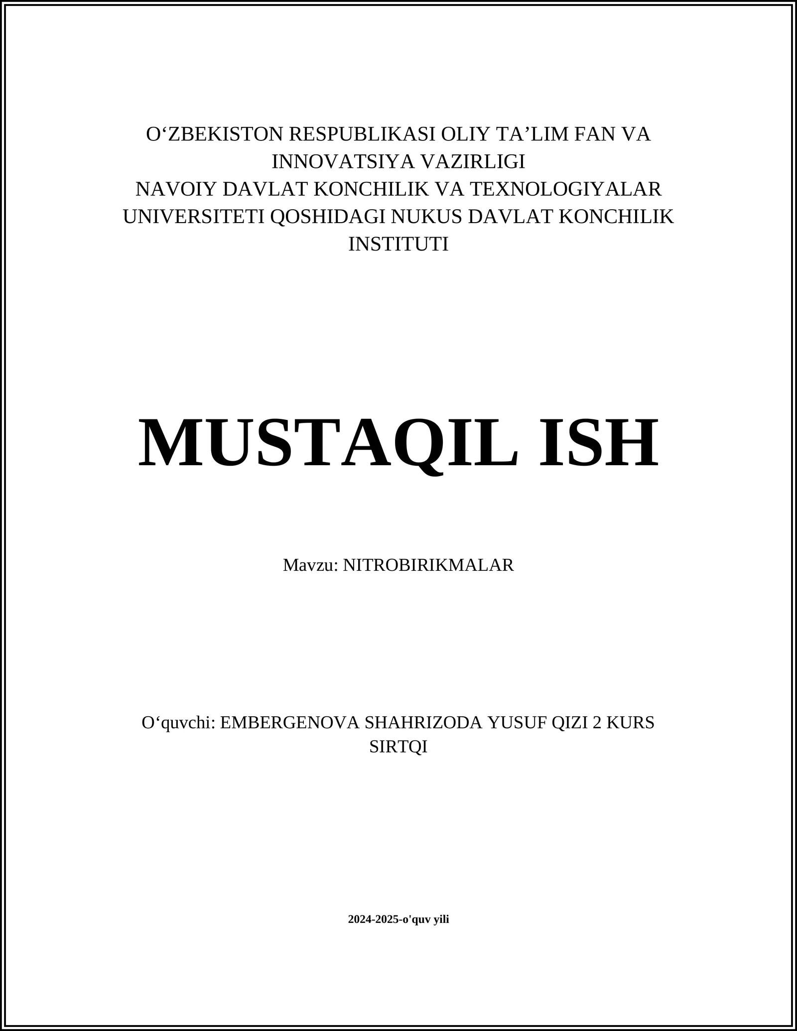 NITROBIRIKMALAR 1
