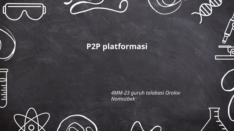P2P platformasi 1