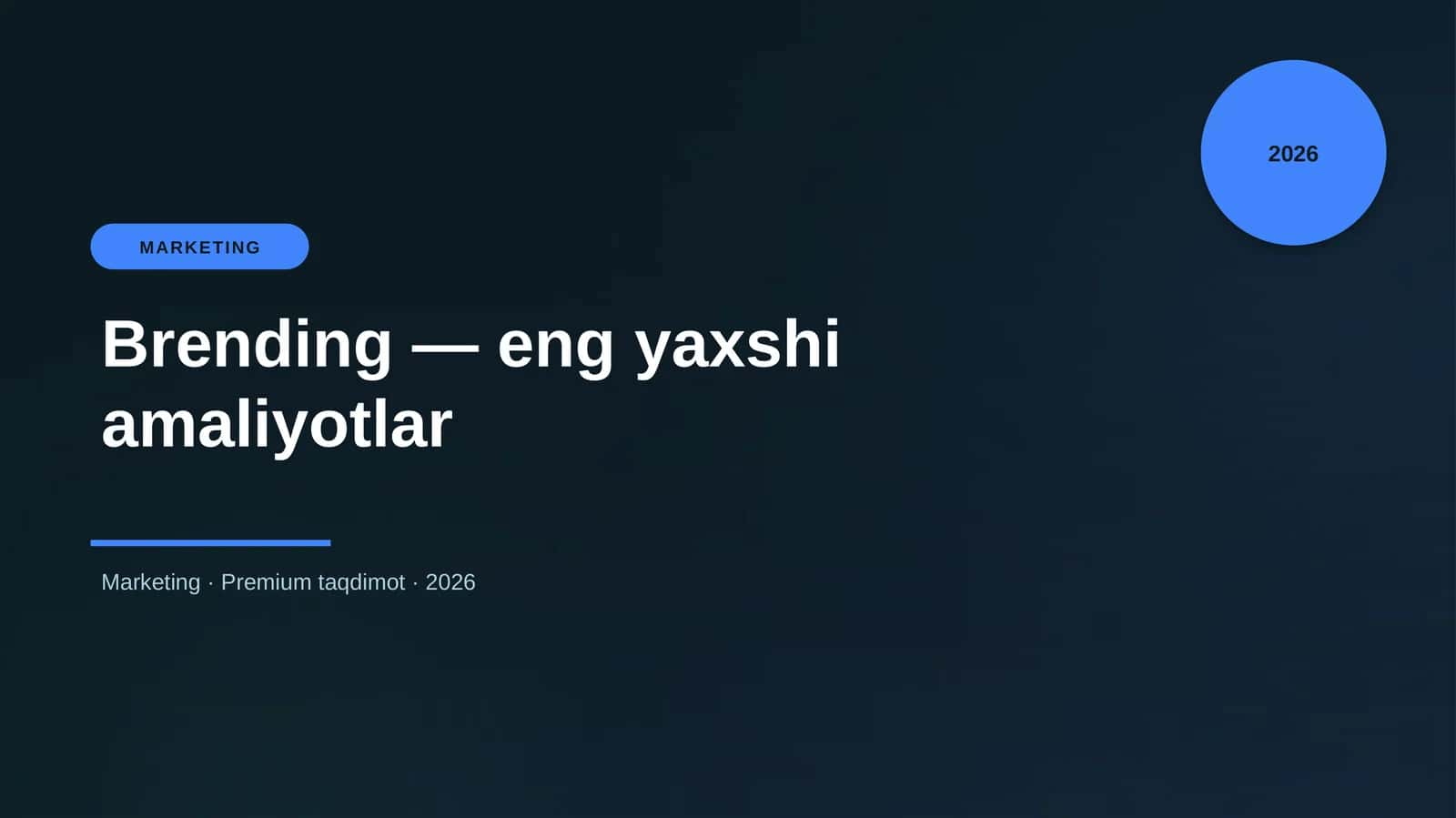 Brending — eng yaxshi amaliyotlar 1