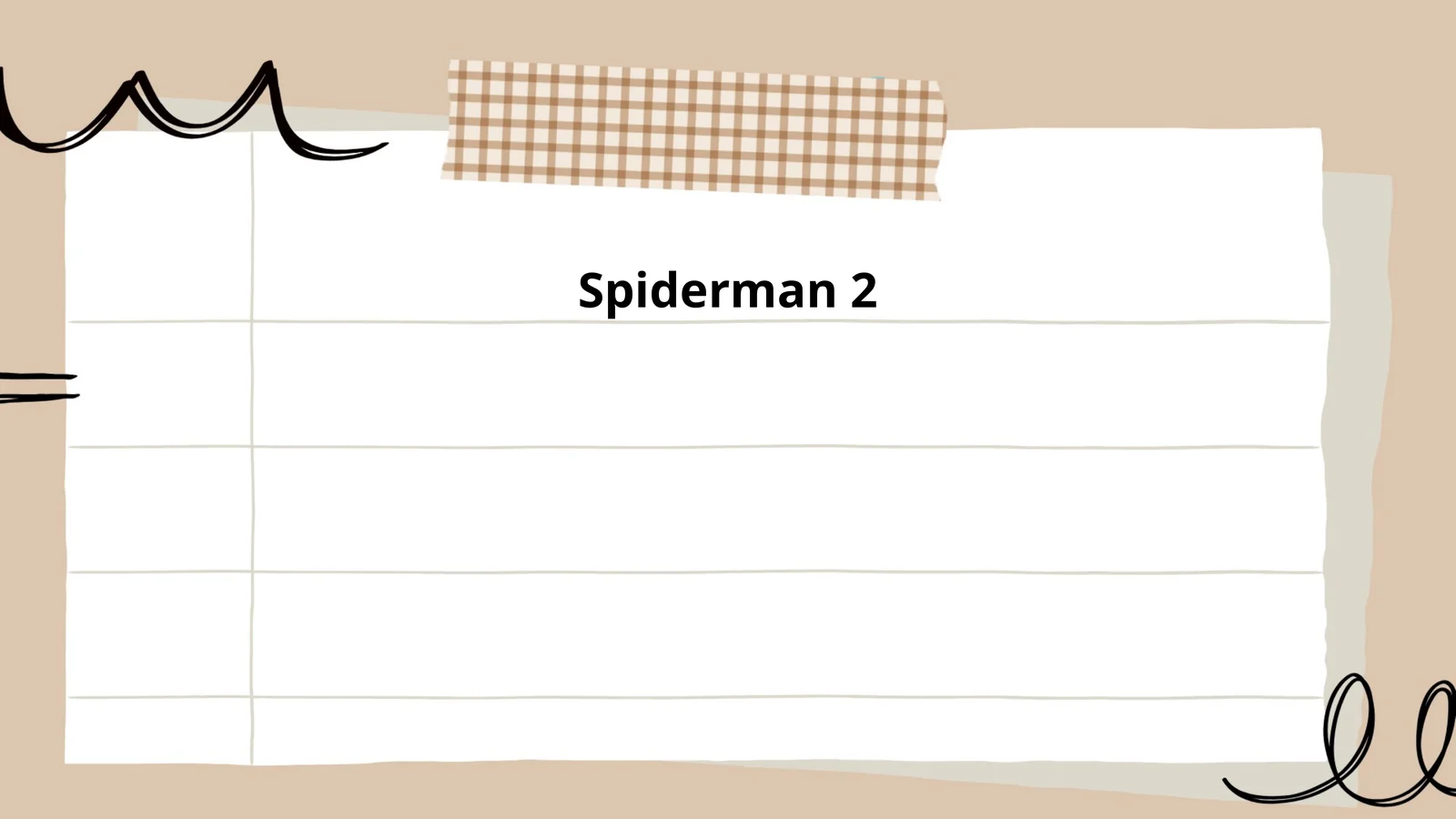 Spiderman 2 1