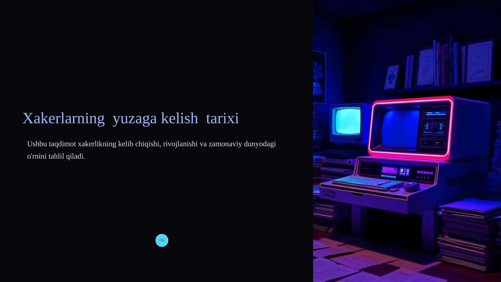 Xakerlarning yuzaga kelish tarixi 1