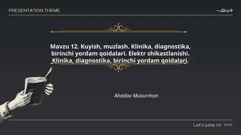 Kuyish, Muzlash 1