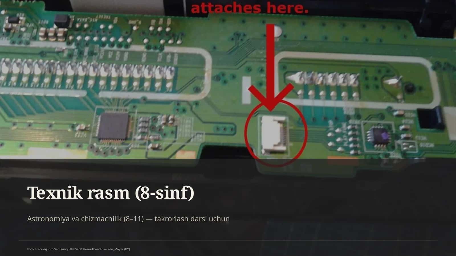Texnik rasm (8-sinf) 1