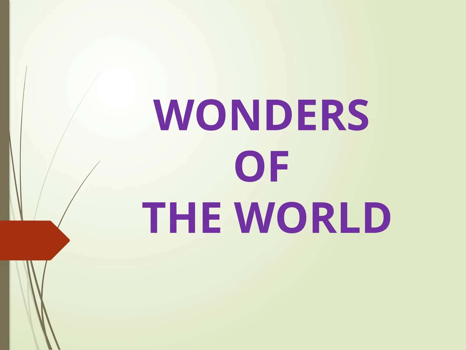 WONDER  SOFT THE WORLD 1