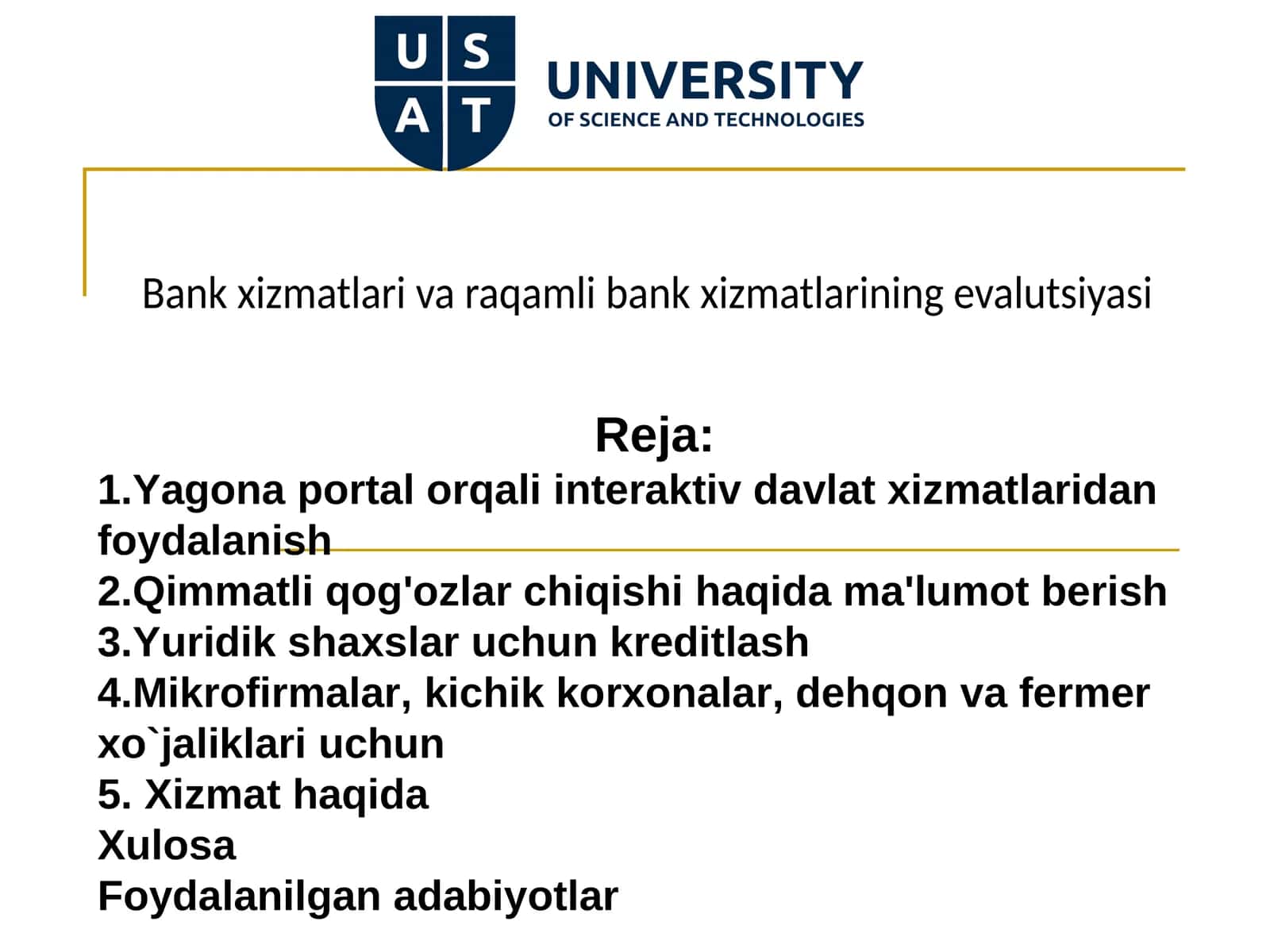 Bank xizmatlari va raqamli bank xizmatlarining evalutsiyasi 1