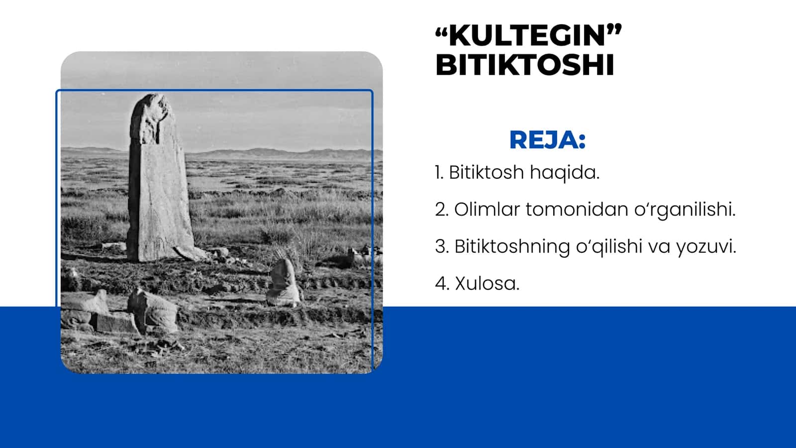 “Kultegin” bitiktoshi. 1