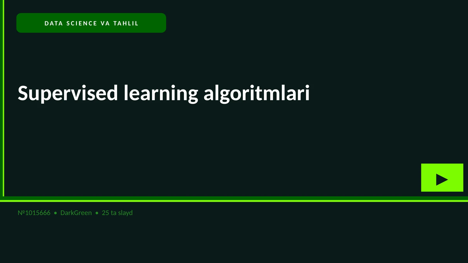 DATA SCIENCE VA TAHLIL 1