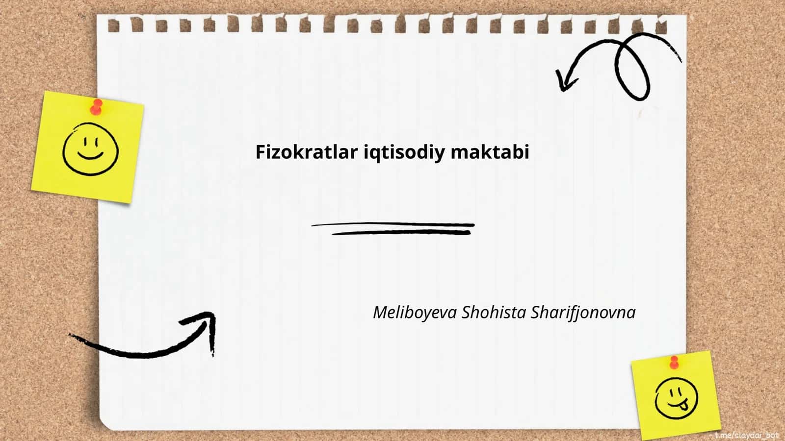 Fizokratlar iqtisodiy maktabi 1