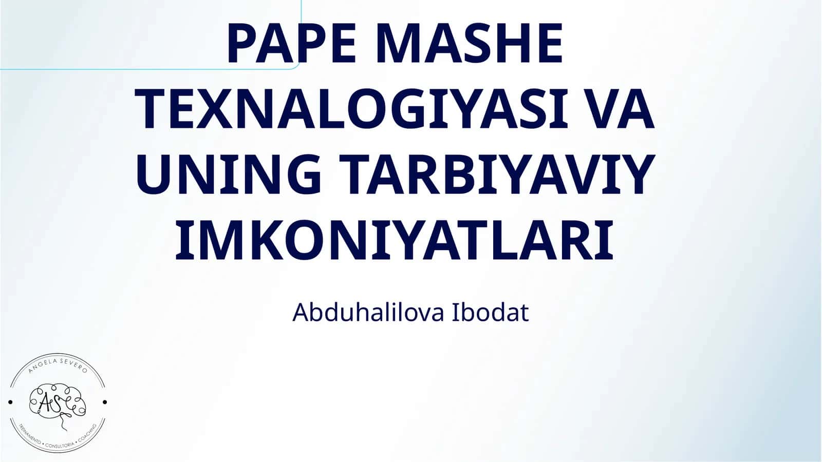 PAPE MASHE TEXNALOGIYASI VA UNING TARBIYAVIY IMKONIYATLARI 1