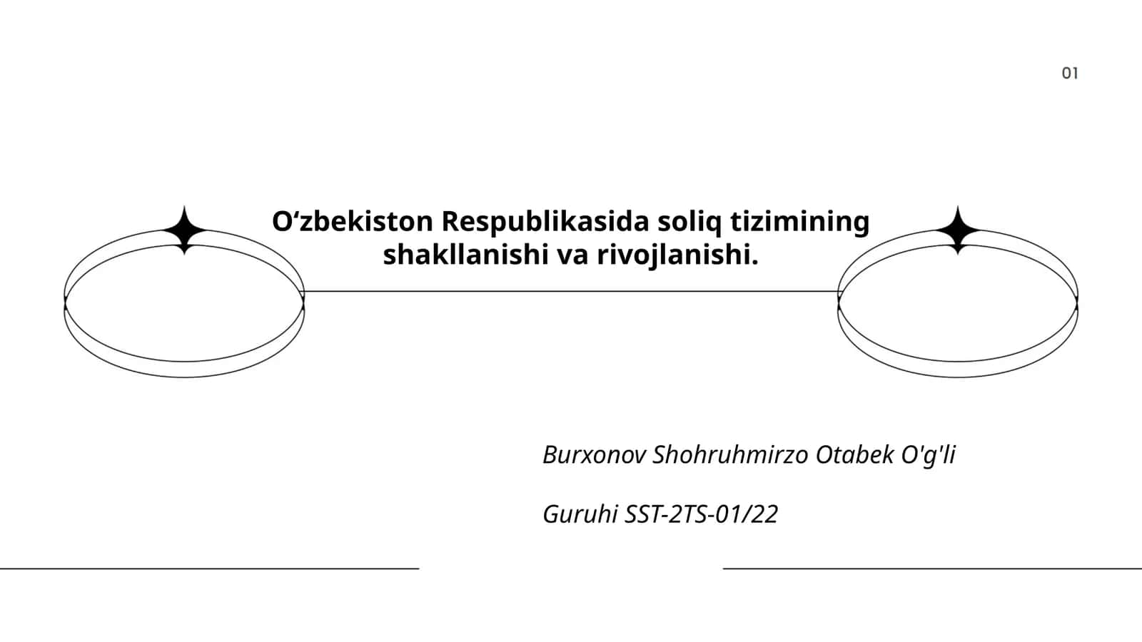 O‘zbekiston Respublikasida soliq tizimining shakllanishi va rivojlanishi 1