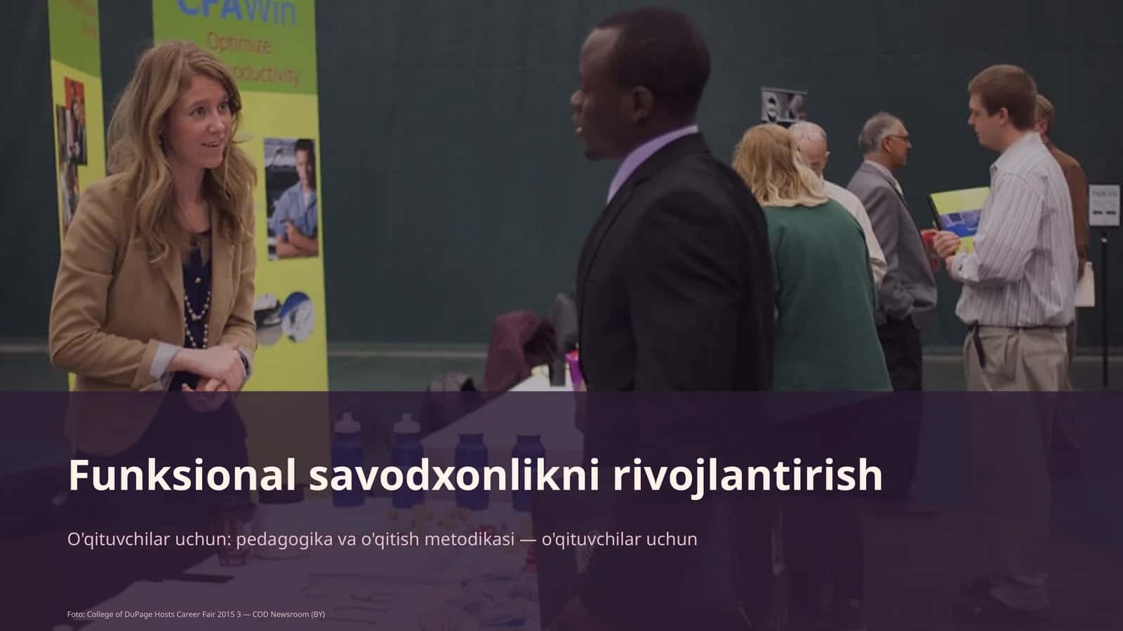 Funksional savodxonlikni rivojlantirish 1