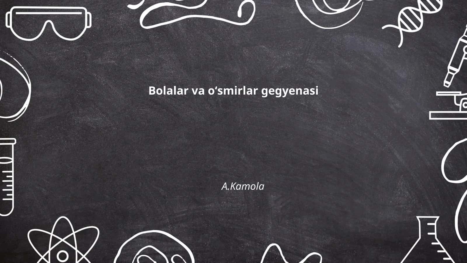 Bolalar va oʻsmirlar gegyenasi 1