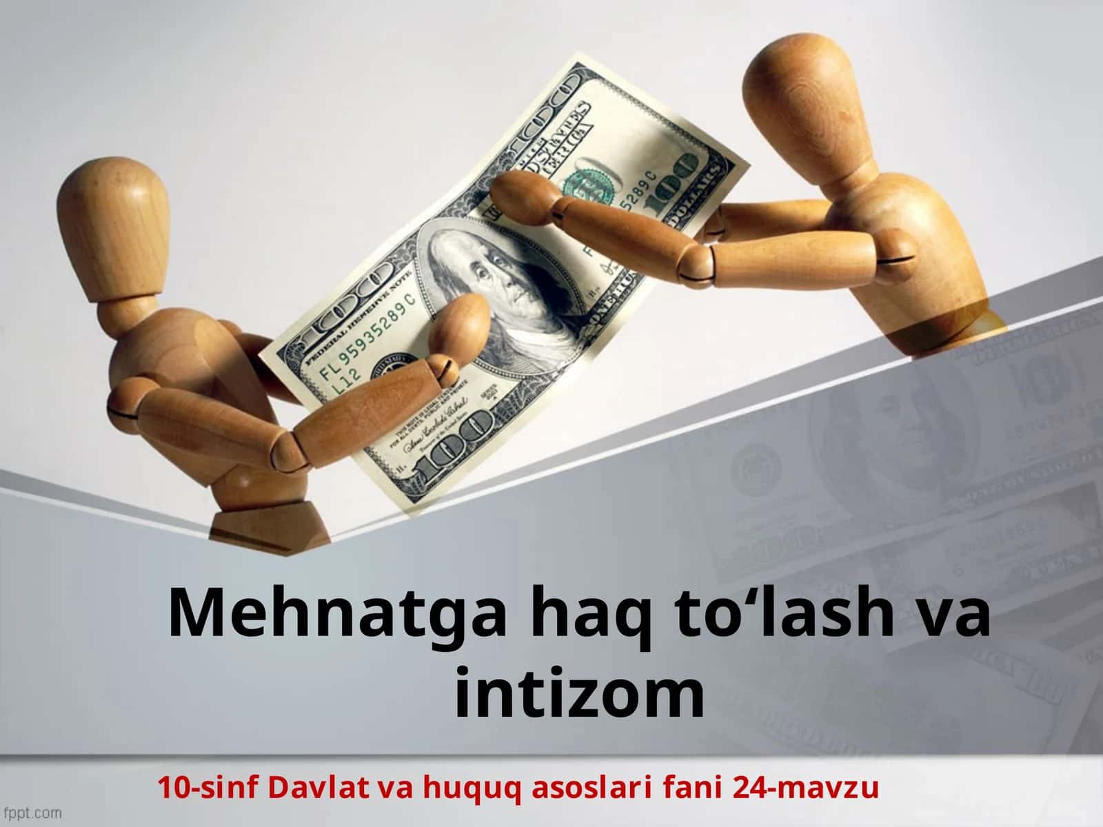 Mehnatgaha qo‘lash va intizom 1