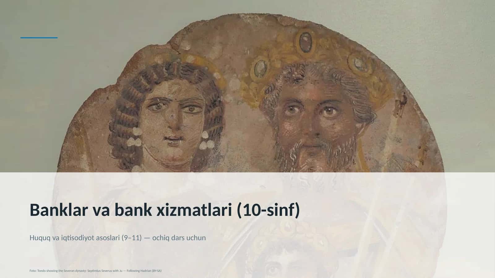Banklar va bank xizmatlari (10-sinf) 1