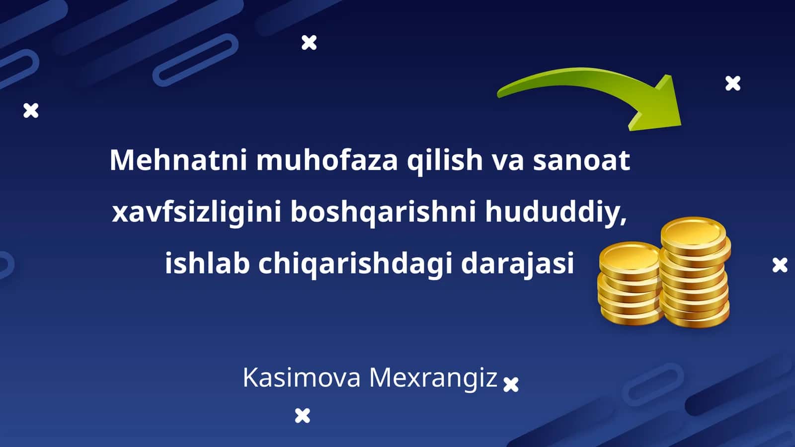 Mehnatni muhofaza qilish va sanoat xavfsizligini boshqarishni hududdiy, ishlab chiqarishdagi darajasi 1