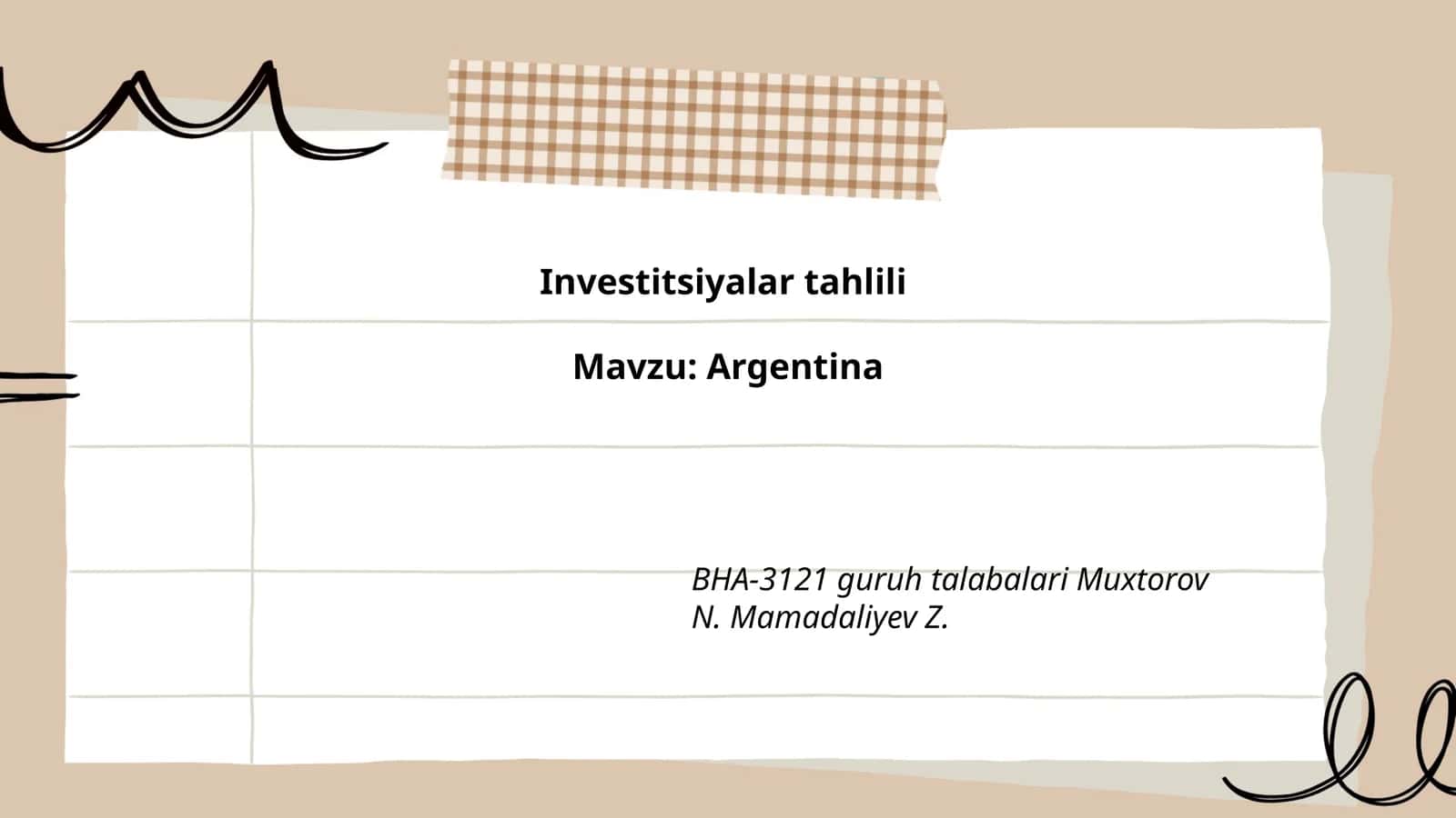 Argentina iqtisodiyotiga investitsiya qilish imkoniyatlari 1