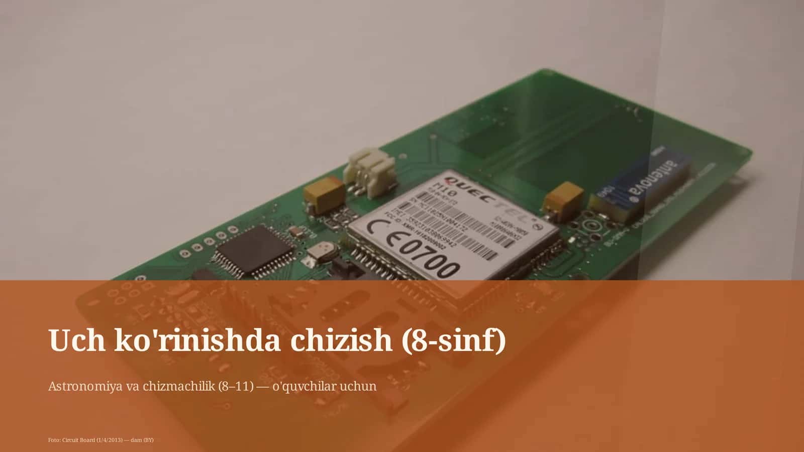 Uch ko'rinishda chizish (8-sinf) 1