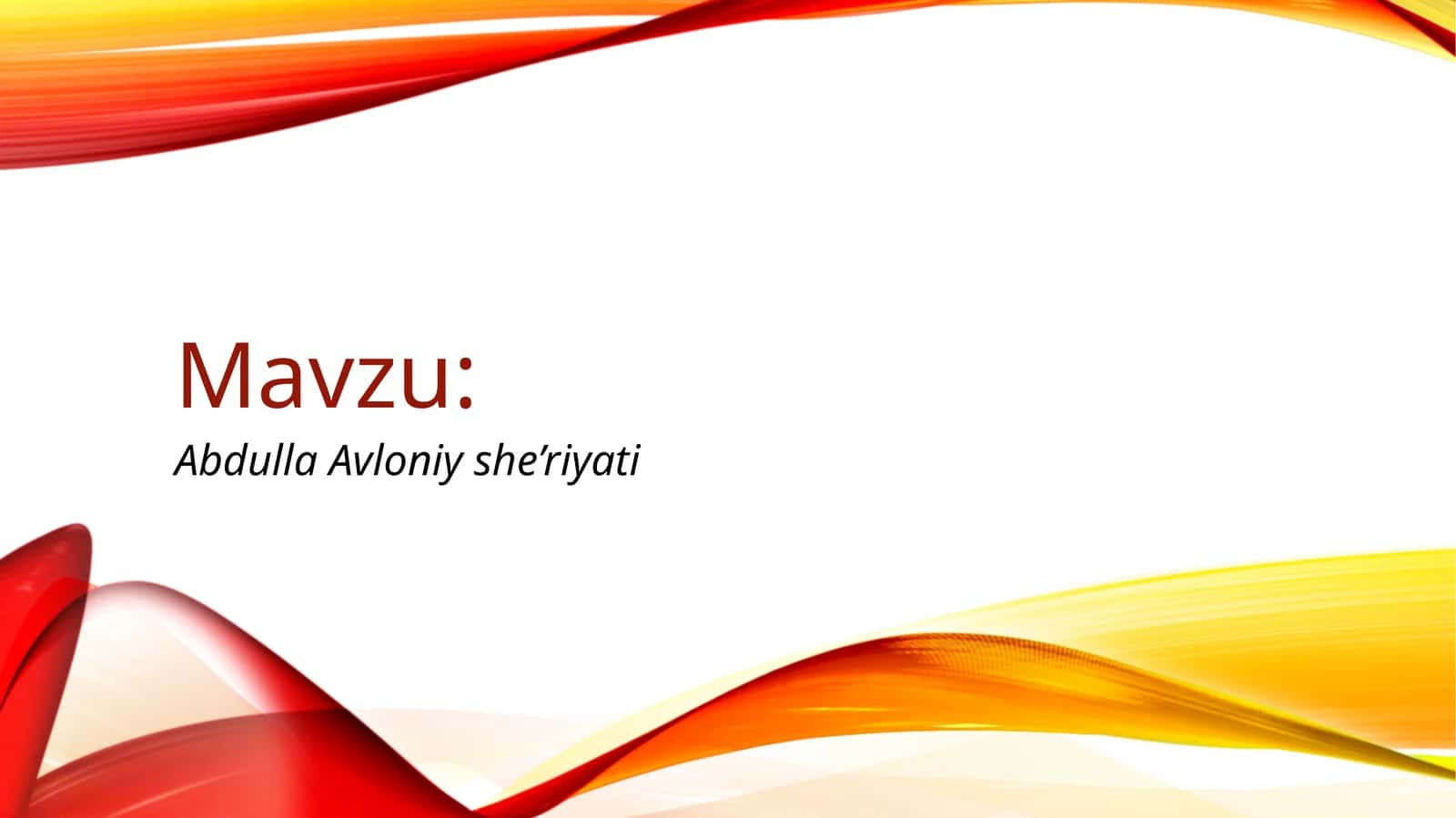 Abdulla Avloni yu'ldozi 1