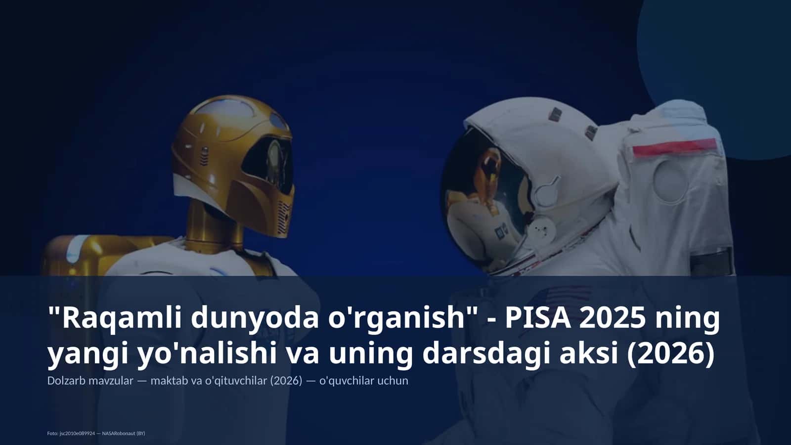 Dolzarb mavzular — maktab va o'qituvchilar (2026) — o'quvchilar uchun 1