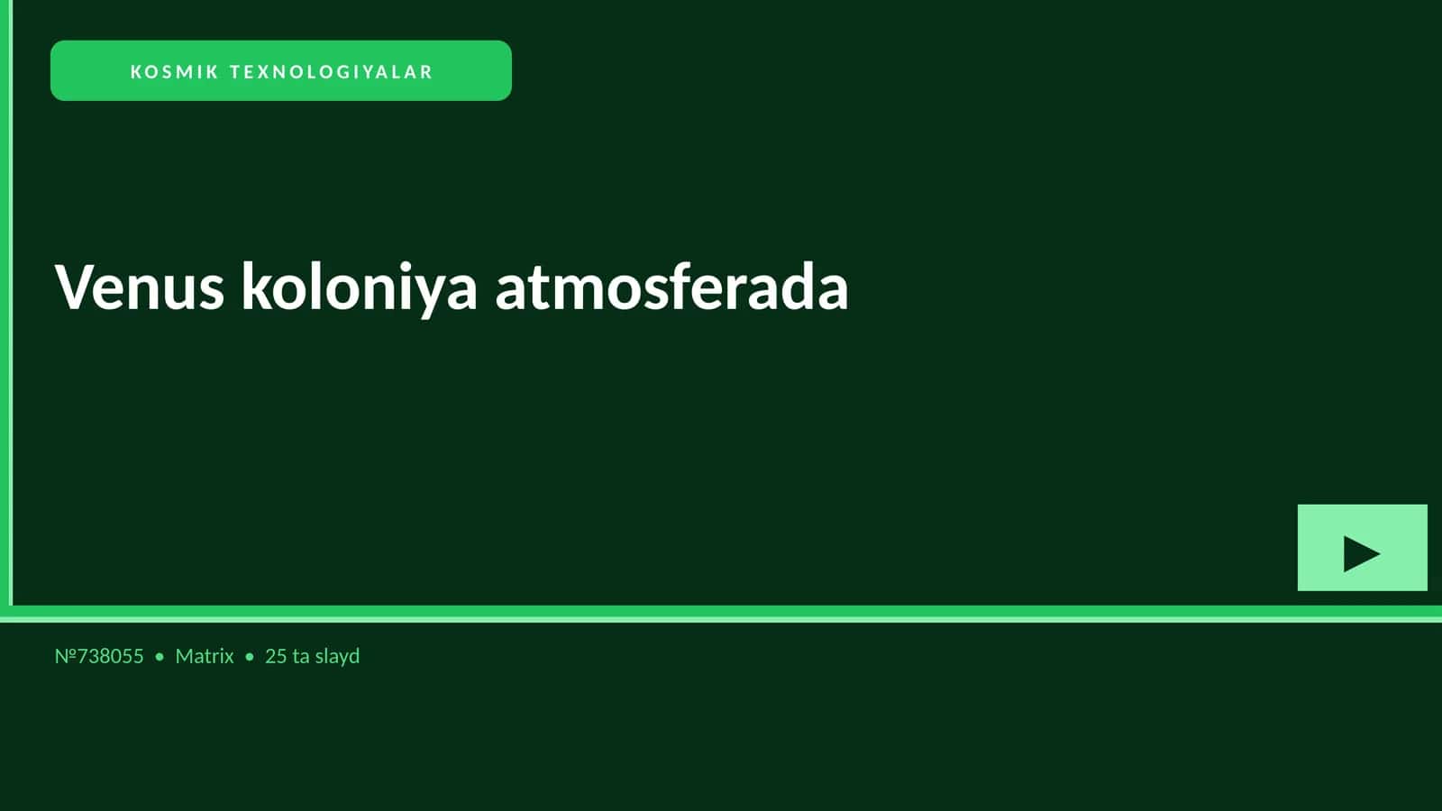 Venus koloniya atmosferada 1