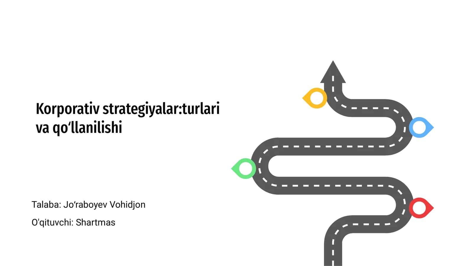 Korporativ strategiyalar:turlari va qoʻllanilishi 1