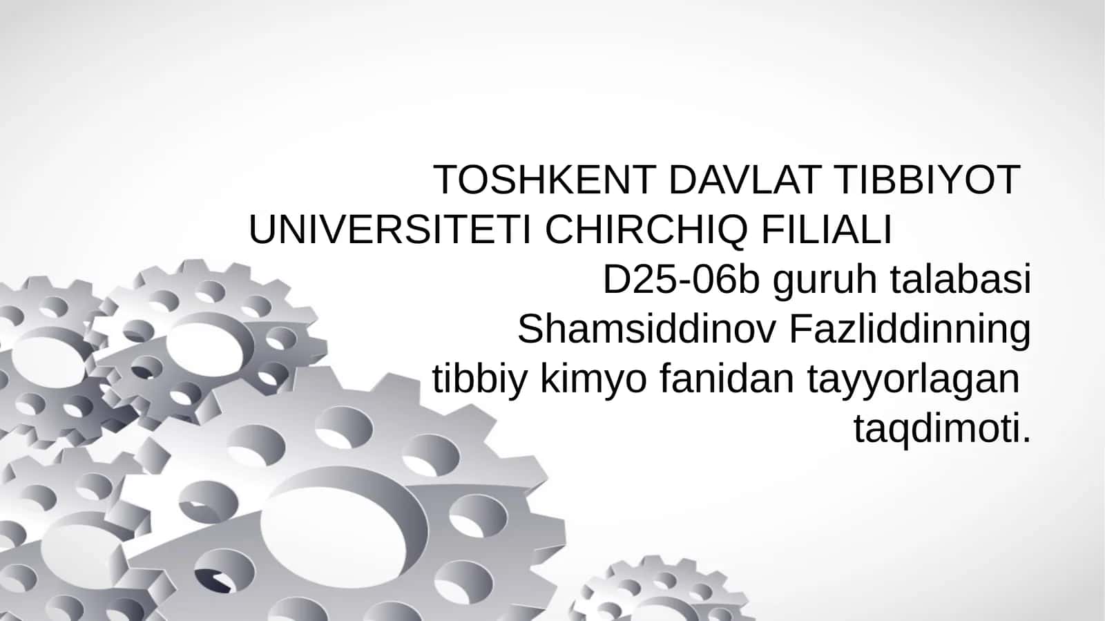 Aminokislotalar. Tuzilishi, xossalari va biologik vazifalari. Peptid va oqsillar. 1
