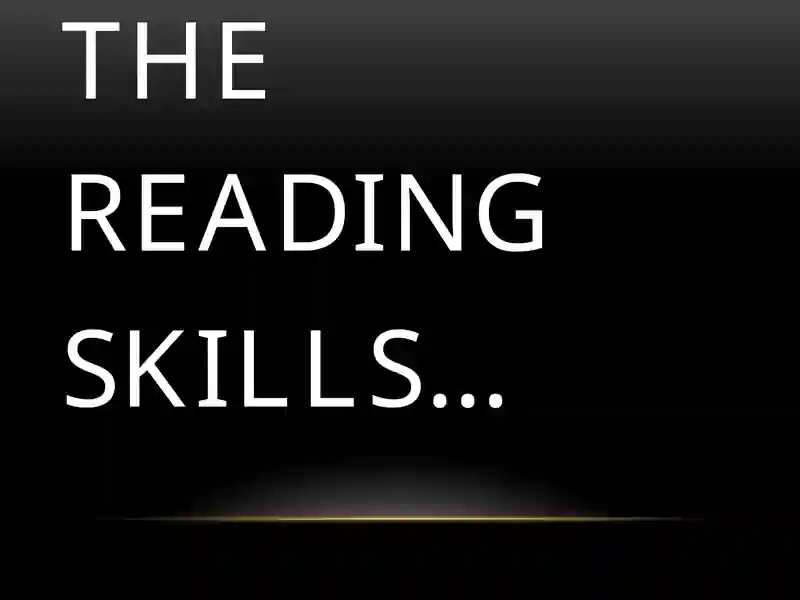 Reading Skills
