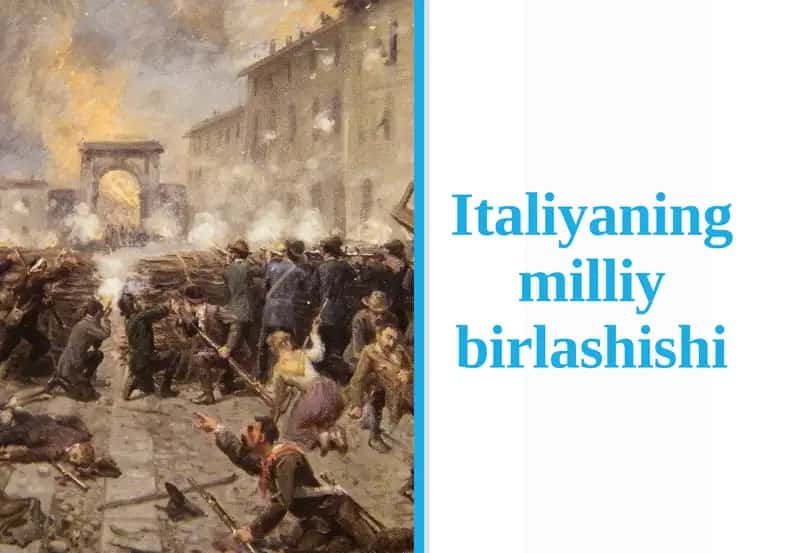 Italiyaning milliy birlashishi 1