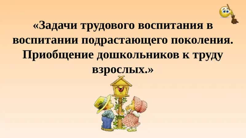 Трудовое воспитание в ДОУ 1