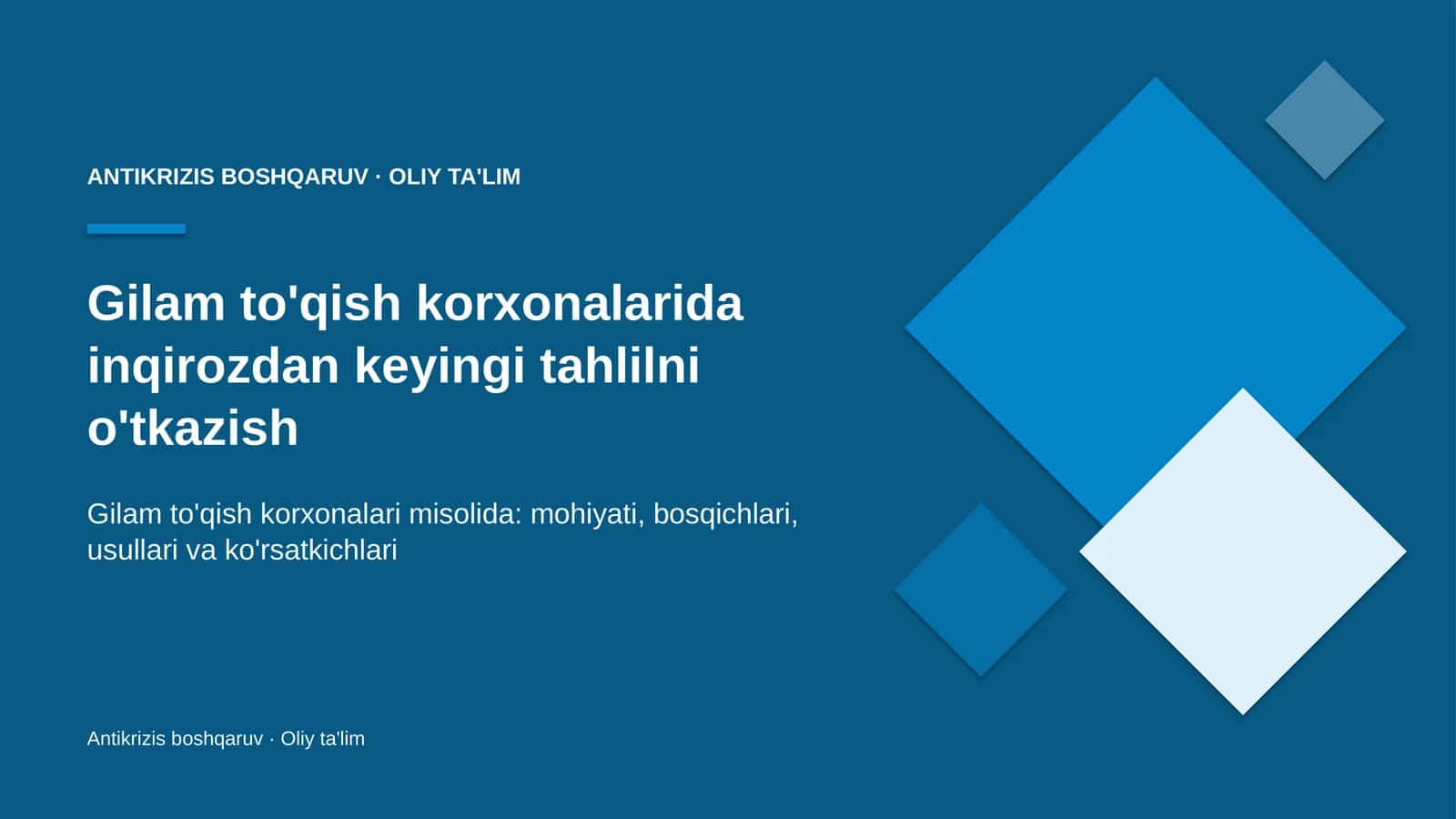 gilam to'qish korxonalarida inqirozdan keyingi tahlilni o'tkazish 5705 1