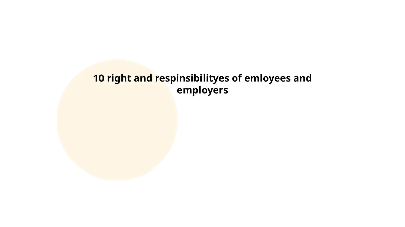 10 right and responsibilities of employees and employers 1