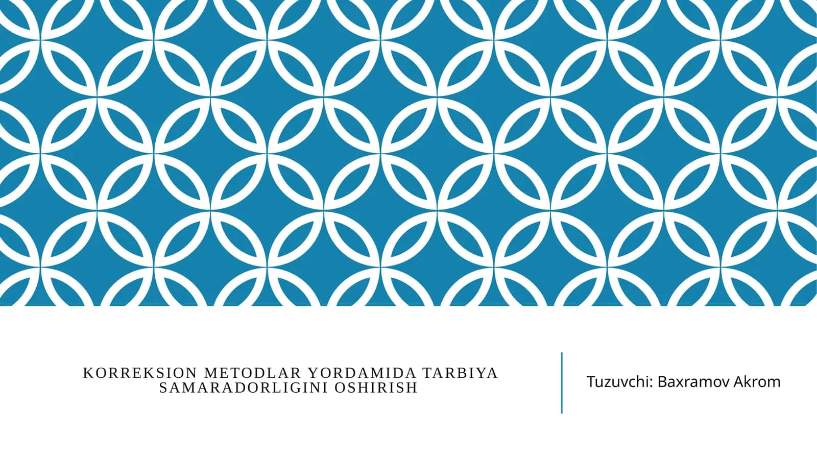 korreksionmetodlaryordamidatarbiyasamaradorliginioshirish 1