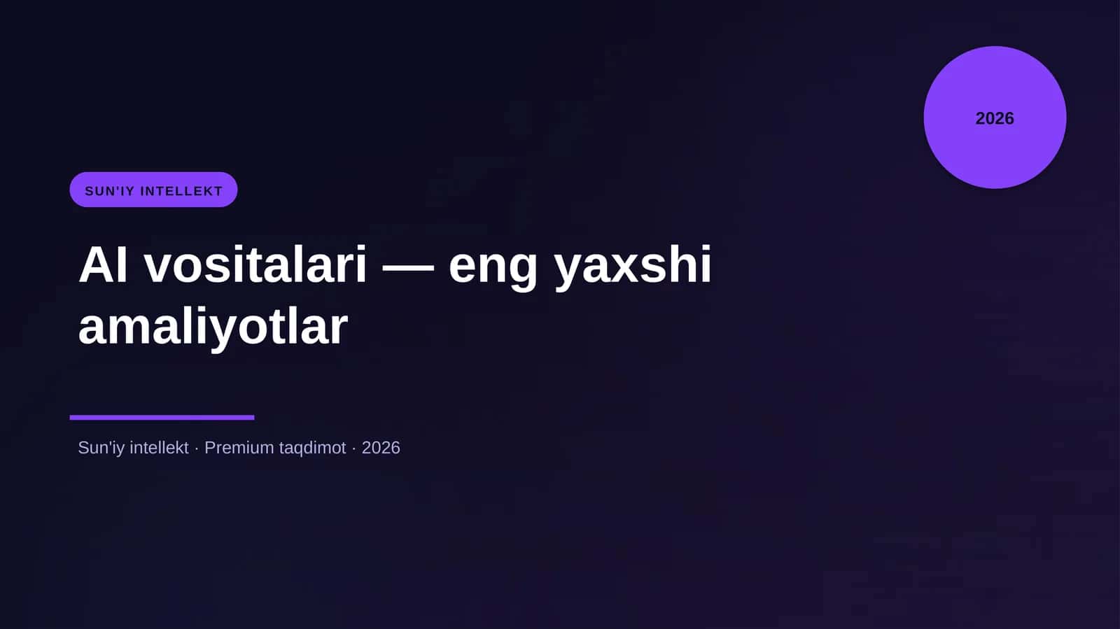 AI vositalari — eng yaxshi amaliyotlar 1