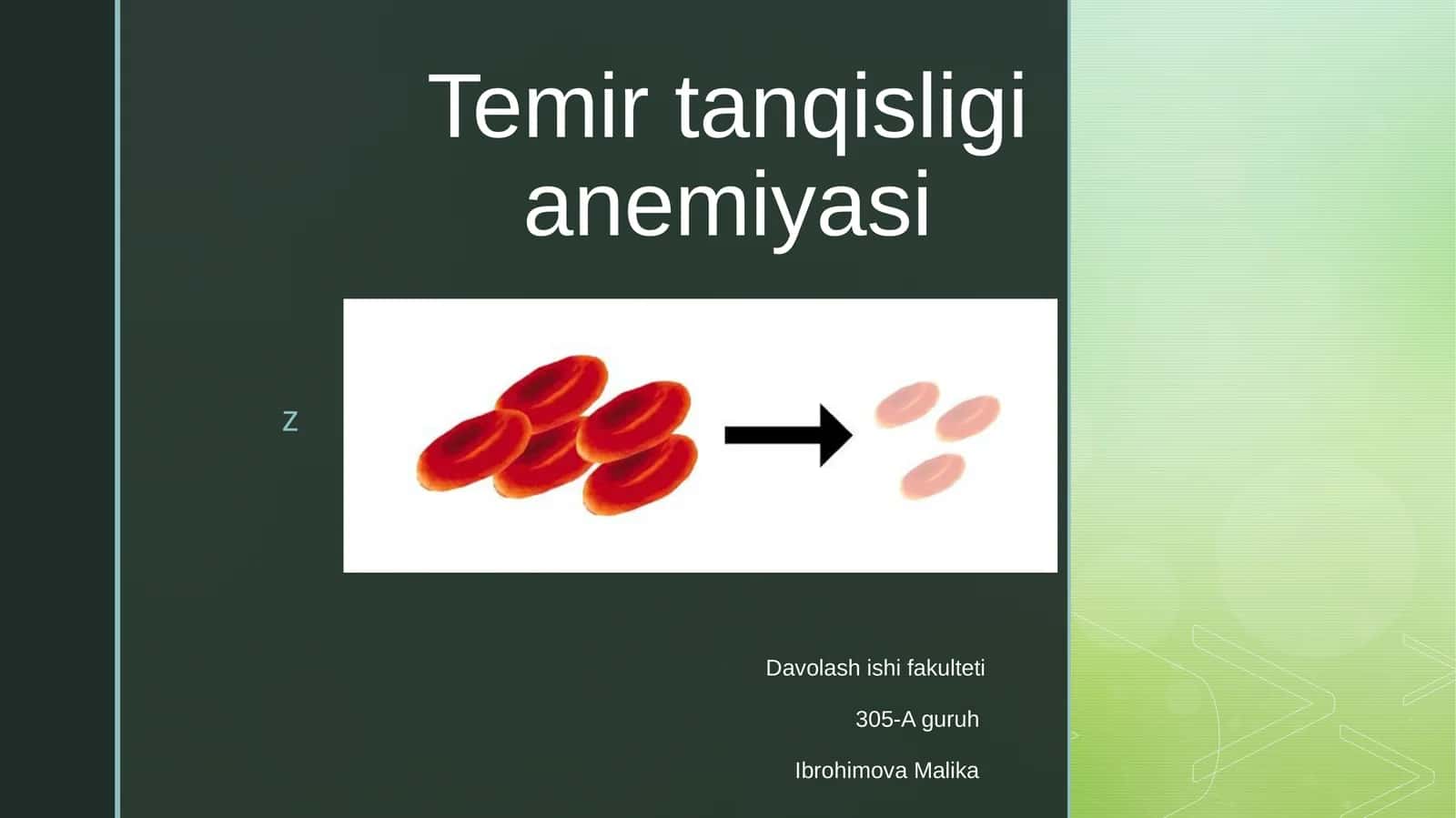 Temir tanqisligi anemiyasi 1