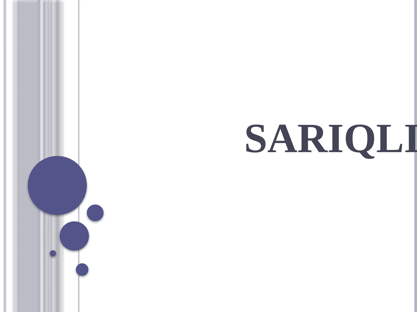 SARIQLIK 1