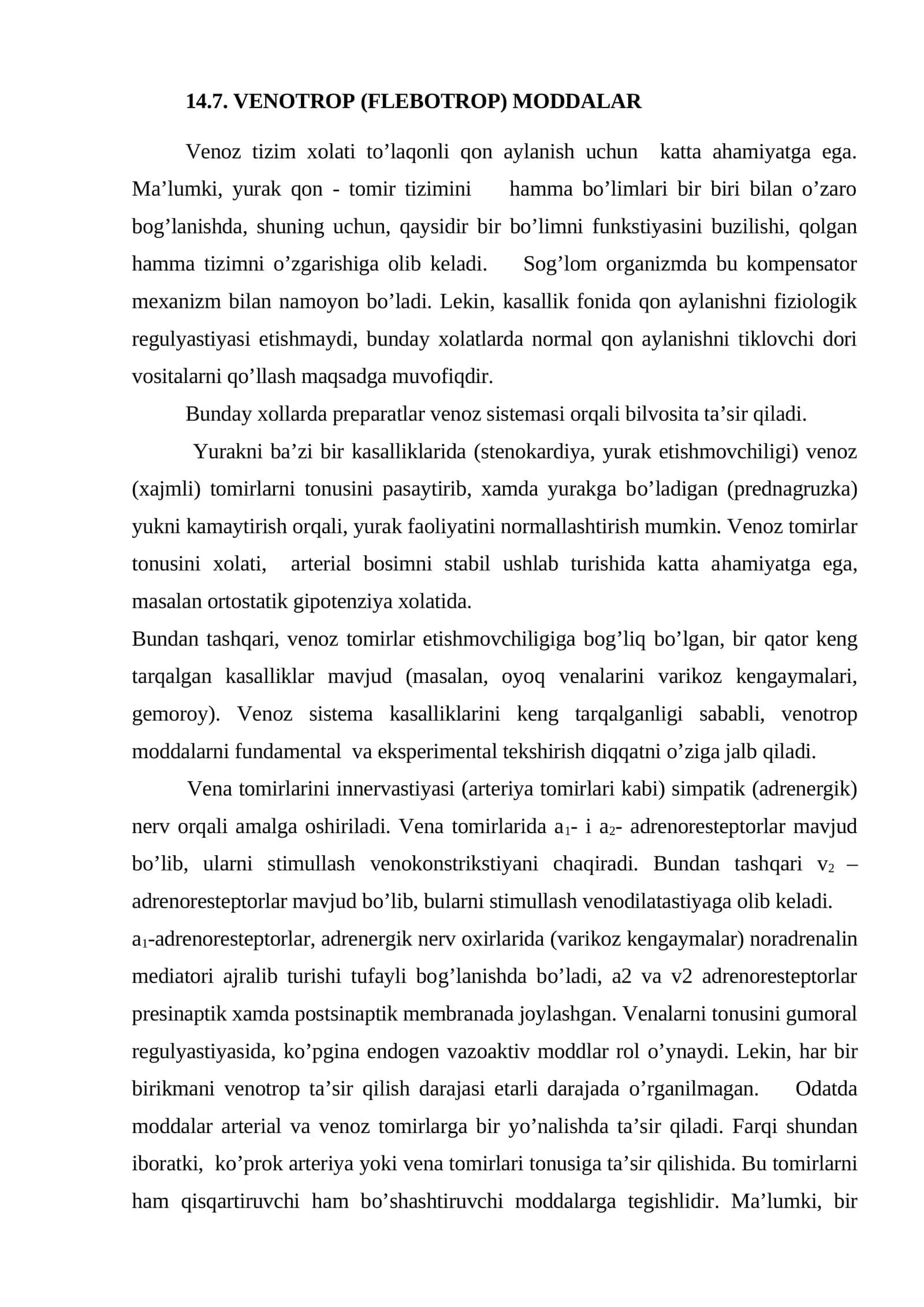 VENOTROP (FLEBOTROP) MODDALAR 1