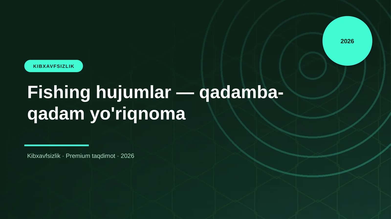 Fishing hujumlar — qadamba-qadam yo'riqnoma 1