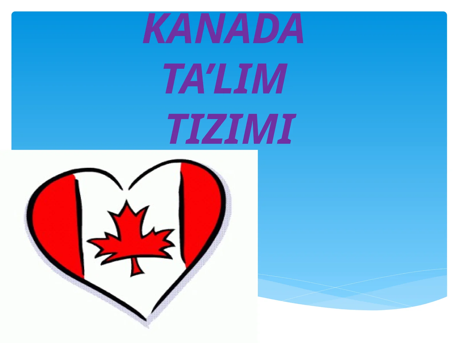Kanada ta'lim tizimi 1
