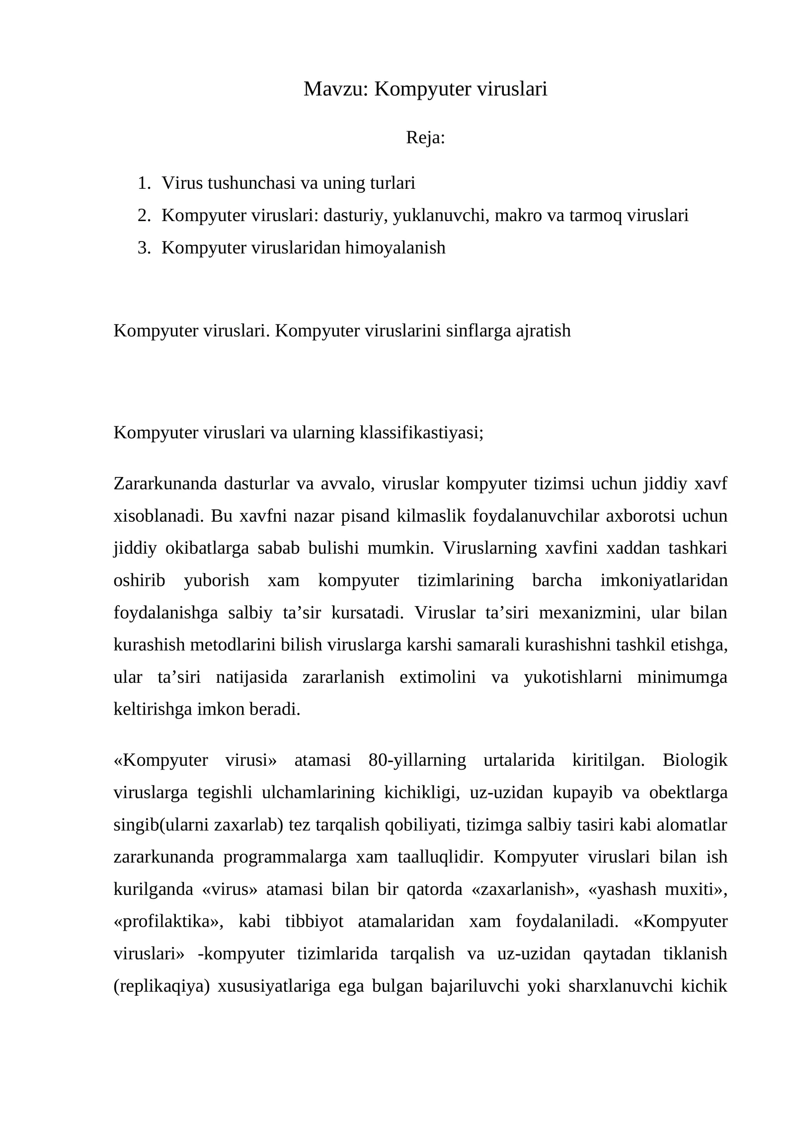 Kompyuter viruslari 1
